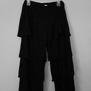 Layered crop pants